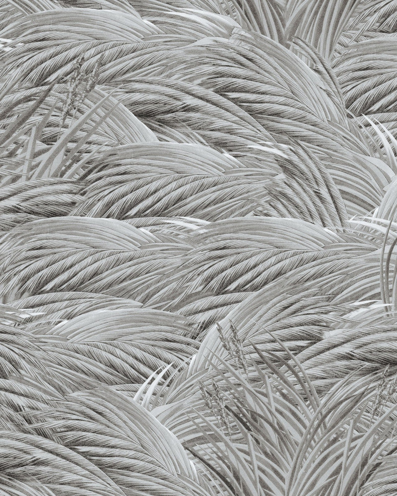 TRIFLORA Neutral Wallpaper (WP30169) by Mind The Gap | WP30169 | THE WETLANDS | 1 roll x 20.5x393.7 in | 0.52m / 20.5in | 10m / 393.7in | 4.68mp | 52cm / 20.5in | Grey, Offwhite | Non-woven | Paste the wall | 1-roll in a box | Fabric Carolina | https://www.fabriccarolina.com/
