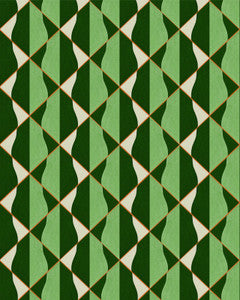 ONDE Verde Wallpaper (WP30203) by Mind The Gap