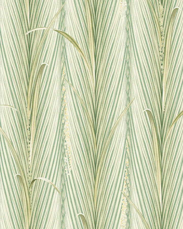 Mind The Gap Wallpaper DANUBE FOLIAGE Spring Wallpaper (WP30215) | WP30215 | THE WETLANDS | 1 roll x 20.5x393.7 in | 0.52m / 20.5in | 10m / 393.7in | 4.68mp | 52cm / 20.5in | Cream, Green | Non-woven | Paste the wall | 1-roll in a box | Fabric Carolina | https://www.fabriccarolina.com/