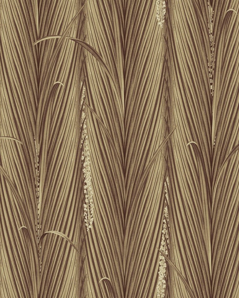 Danube Foliage Sepia Wallpaper by Mind the Gap Designer Wallpaper THE WETLANDS Non-woven Made in Europe Paste the wall 1 roll x 20.5x10.9 yards - Swanky Fabrics -