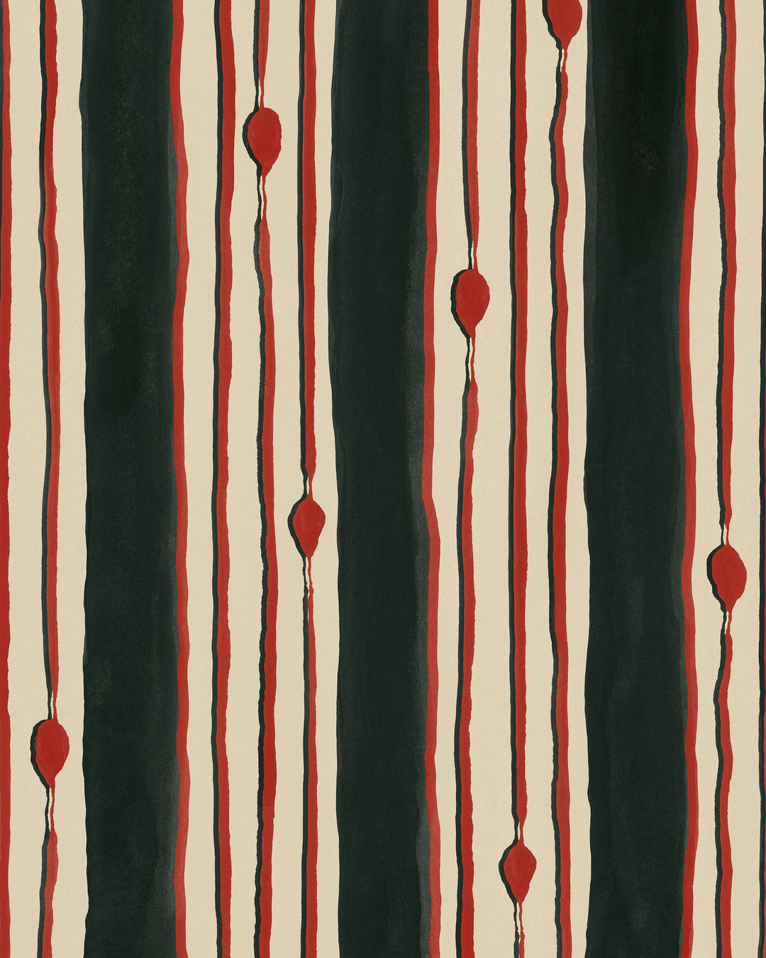 MINUANO Charcoal Wallpaper (WP30236) by Mind The Gap | WP30236 | JAZZ LIVE | 1 roll x 52 x 1000 cm / 20.5 x 393.7in | 0.52m / 20.5in | 1000 cm / 393.7in | 5.20sqm / 55.9sq ft | 100cm / 39.3in | Beige, Red, Charcoal | Non-woven Satin | Paste the wall | 1 roll in a box | Fabric Carolina | https://www.fabriccarolina.com/
