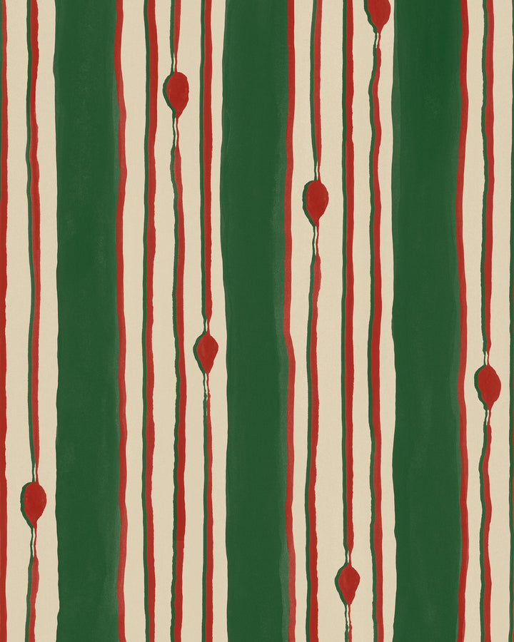 MINUANO Green Wallpaper (WP30237) by Mind The Gap | WP30237 | JAZZ LIVE | 1 roll x 52 x 1000 cm / 20.5 x 393.7in | 0.52m / 20.5in | 1000 cm / 393.7in | 5.20sqm / 55.9sq ft | 100cm / 39.3in | Green, Beige, Red | Non-woven Satin | Paste the wall | 1 roll in a box | Fabric Carolina | https://www.fabriccarolina.com/
