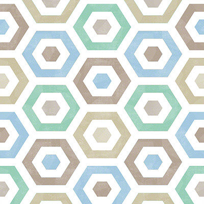 Pop Green Blue by Winfield Thybony Wallcovering