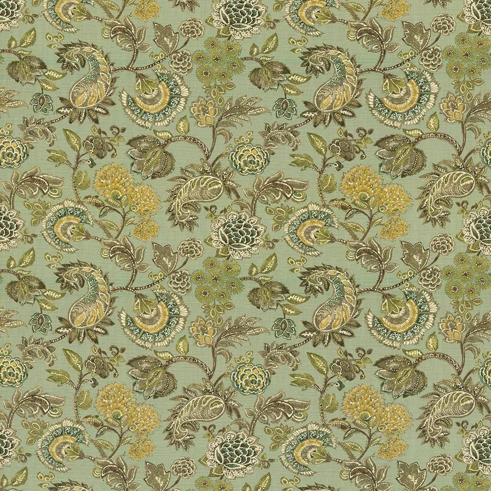 Wyndham Garden Eucalyptus by Kasmir Fabric 1420 PAKISTAN 15,000 Wyzenbeek Double Rubs H: 27 inches, V:27 inches 54 - 55 - Fabric Carolina - Kasmir