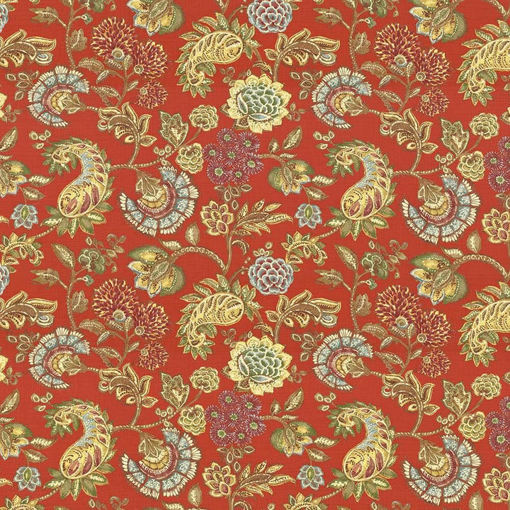 Wyndham Garden Geranium  by Kasmir Fabric See sample 100% Cotton
 PAKISTAN 15,000 Wyzenbeek Double Rubs </p><p>Repeat: Horizontal: 27 inches and Vertical: 27 inches 54  - Fabric Carolina -
