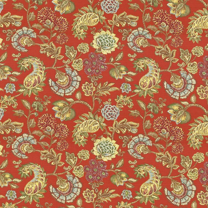Wyndham Garden Geranium by Kasmir Fabric 1417 PAKISTAN 15,000 Wyzenbeek Double Rubs H: 27 inches, V:27 inches 54 - 55 - Fabric Carolina - Kasmir