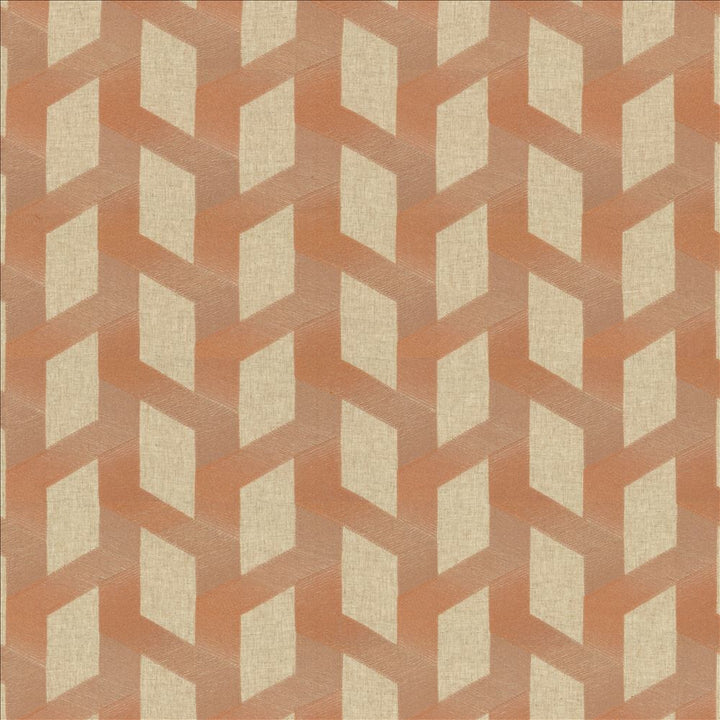 Xandra Copper by Kasmir Fabric 1452 70% Polyester
30% Linen
 INDIA </p><p>Repeat: Horizontal: 8 6/8 inches and Vertical: 6 4/8 inches 55 - Fabric Carolina -