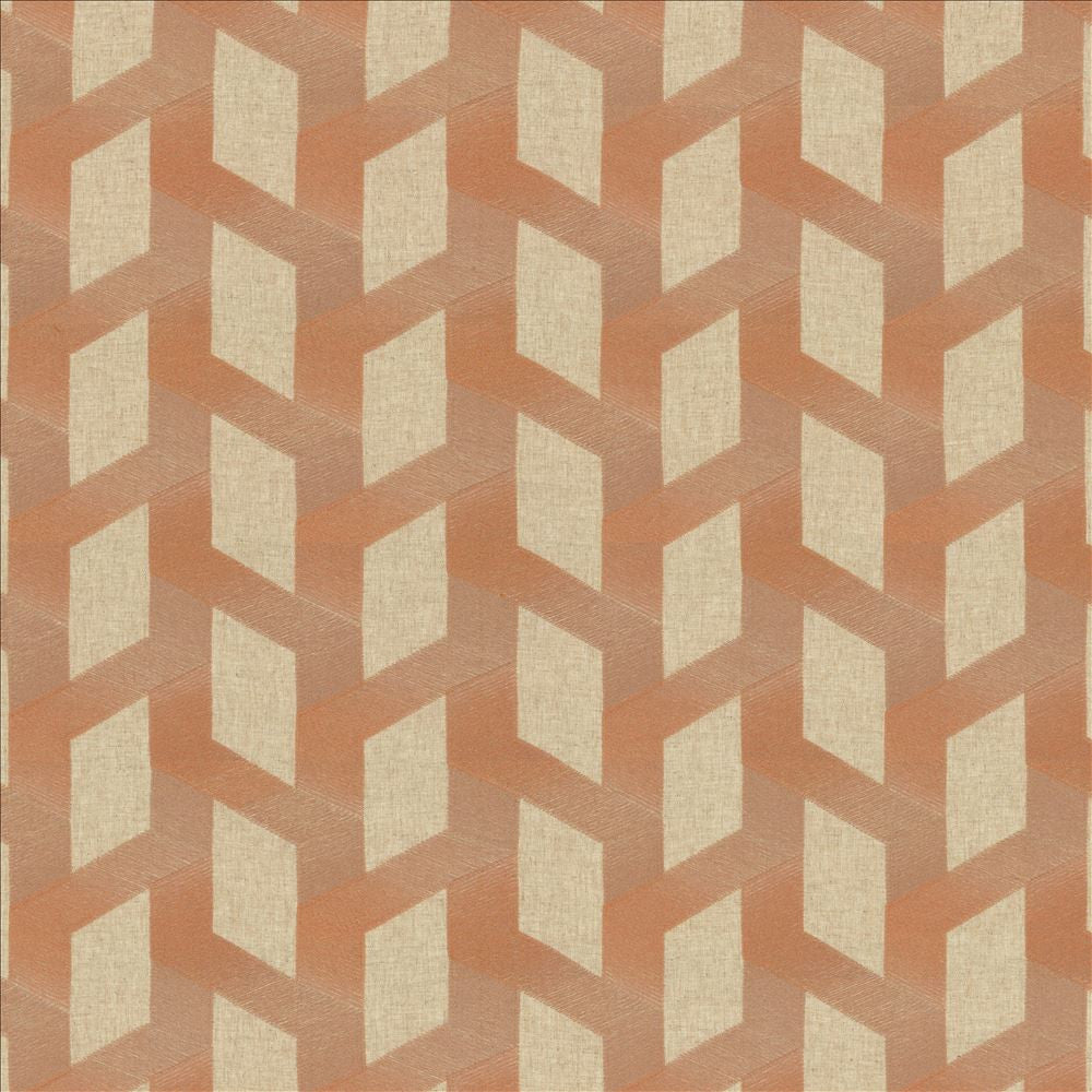 Xandra Copper by Kasmir Fabric 1452 70% Polyester
30% Linen
 INDIA 8,500 Wyzenbeek Double Rubs </p><p>Repeat: Horizontal: 8 6/8 inches and Vertical: 6 4/8 inches 55 - Fabric Carolina -