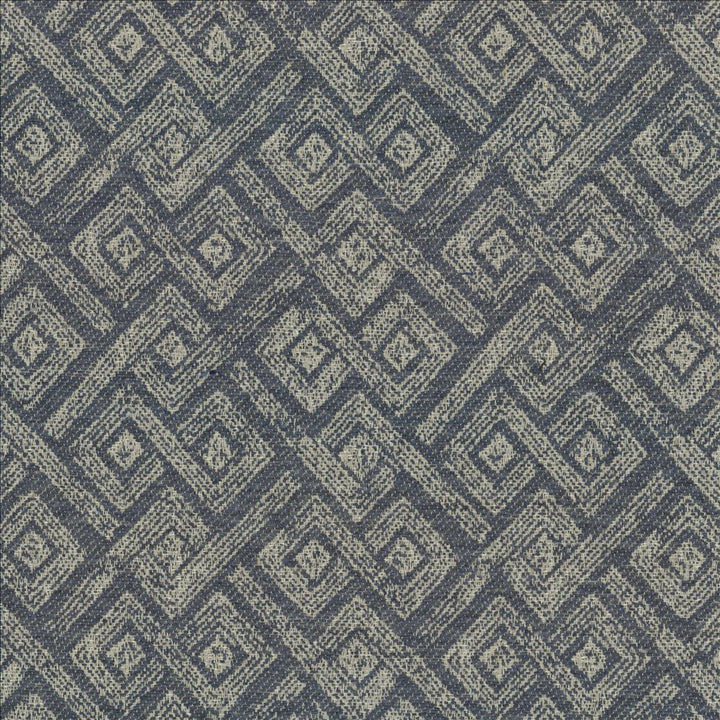 Yakima Blue by Kasmir Fabric 5143 48% Recycled Cotton 27% Acrylic 25% Polyester USA 30,000 Wyzenbeek Double Rubs Horizontal: 9 1/8 inches and Vertical: 9 6/8 inches 54 - Fabric Carolina -