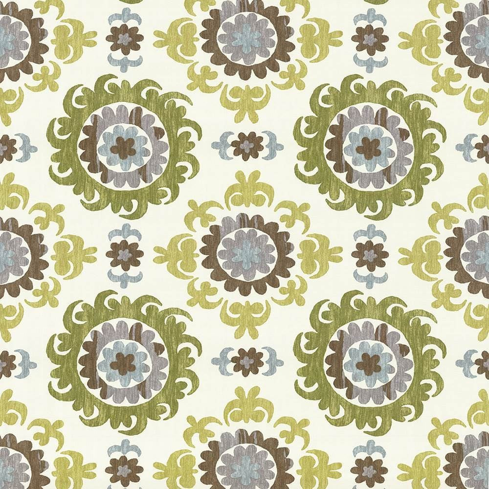 Zambra Citrine by Kasmir Fabric 5065 100% Cotton CHINA 15,000 Wyzenbeek Double Rubs Horizontal: 27 inches and Vertical: 25 2/8 inches 54 - Fabric Carolina -