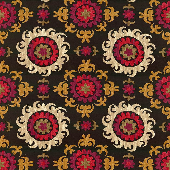 Zambra Onyx by Kasmir Fabric 5062 100% Cotton
 CHINA </p><p>Repeat: Horizontal: 27 inches and Vertical: 25 2/8 inches 54 - Fabric Carolina -