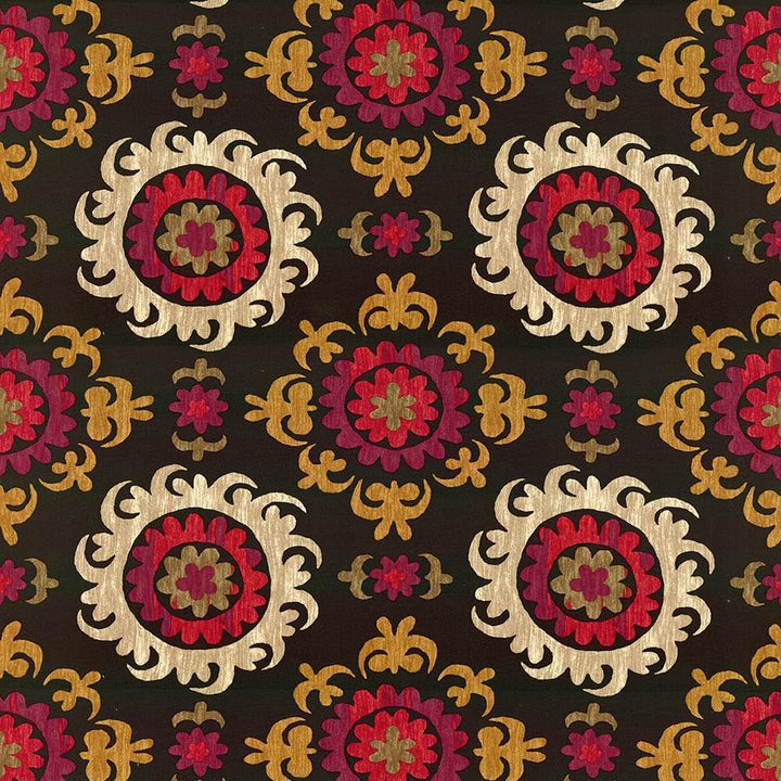 Zambra Onyx by Kasmir Fabric 5062 100% Cotton
 CHINA 15,000 Wyzenbeek Double Rubs Horizontal: 27 inches and Vertical: 25 2/8 inches 54 - Fabric Carolina -