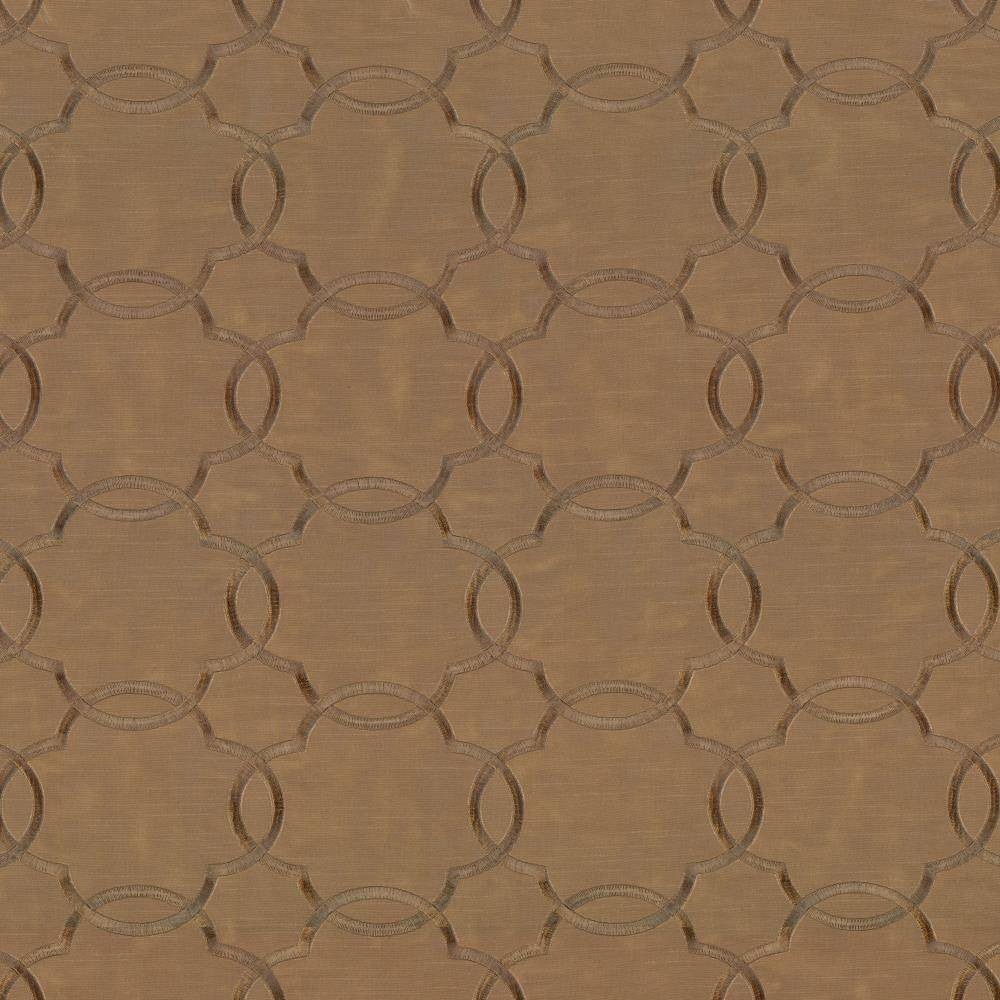 Zara Trellis Hazelnut by Kasmir Fabric 5069 CHINA Not Tested H: 4 1/8 inches, V:3 6/8 inches 57 - 58 - Fabric Carolina - Kasmir