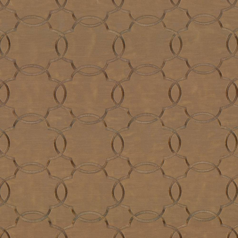 Zara Trellis Hazelnut by Kasmir Fabric 5069 100% Polyester
Embroidery
100% Polyester
 CHINA </p><p>Repeat: Horizontal: 4 1/8 inches and Vertical: 3 6/8 inches 54 - 58 - Fabric Carolina -
