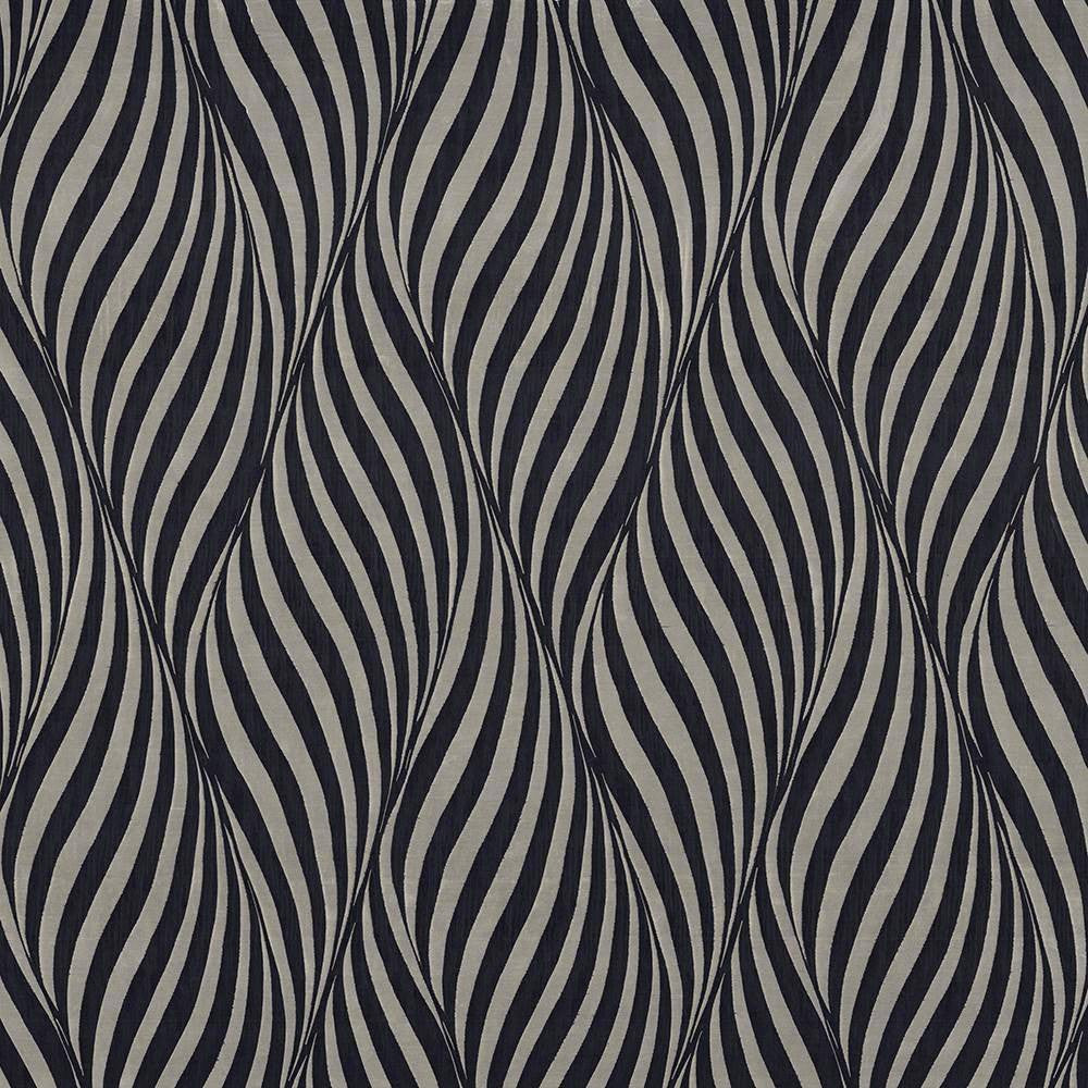 Zebra Crossing Ebony by Kasmir Fabric 1426 INDIA Not Tested H: 13 4/8 inches, V:24 7/8 inches 54 - Fabric Carolina - Kasmir