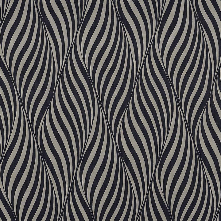 Zebra Crossing Ebony by Kasmir Fabric 1426 INDIA Not Tested H: 13 4/8 inches, V:24 7/8 inches 54 - Fabric Carolina - Kasmir