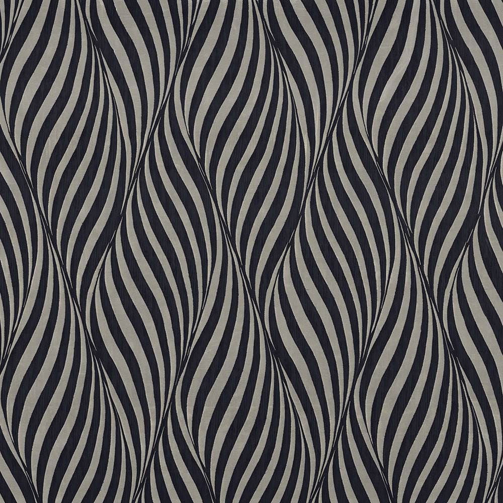 Zebra Crossing Ebony  by Kasmir Fabric See sample 100% Polyester
 INDIA Not Tested </p><p>Repeat: Horizontal: 13 4/8 inches and Vertical: 24 7/8 inches 54  - Fabric Carolina -