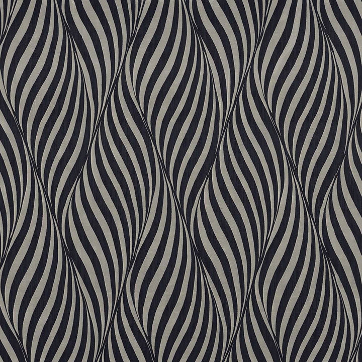 Zebra Crossing Ebony by Kasmir Fabric 1426 100% Polyester
 INDIA Not Tested Horizontal: 13 4/8 inches and Vertical: 24 7/8 inches 54 - Fabric Carolina -