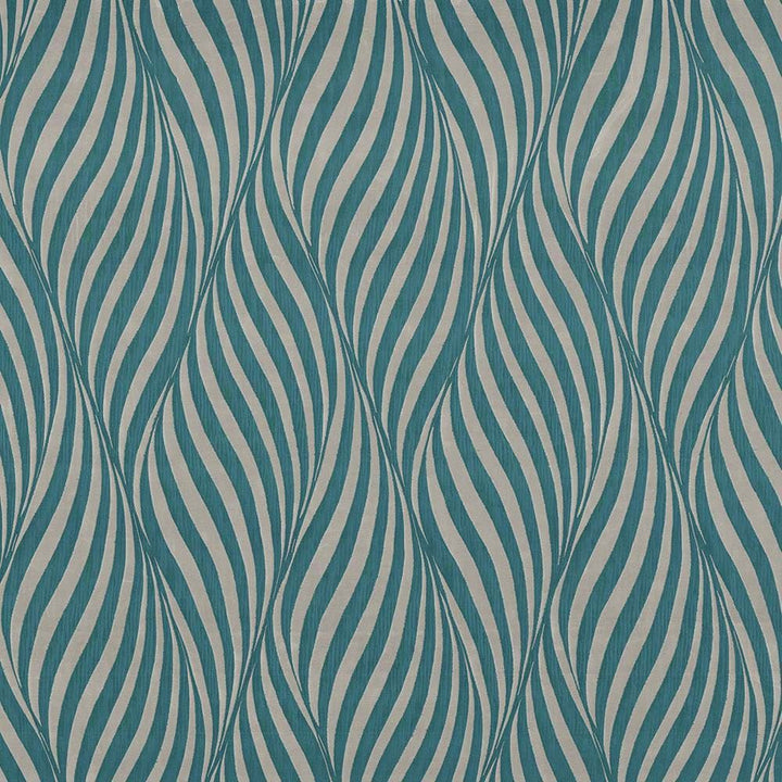 Zebra Crossing Teal by Kasmir Fabric 1426 100% Polyester
 INDIA Not Tested Horizontal: 13 4/8 inches and Vertical: 24 7/8 inches 54 - Fabric Carolina -