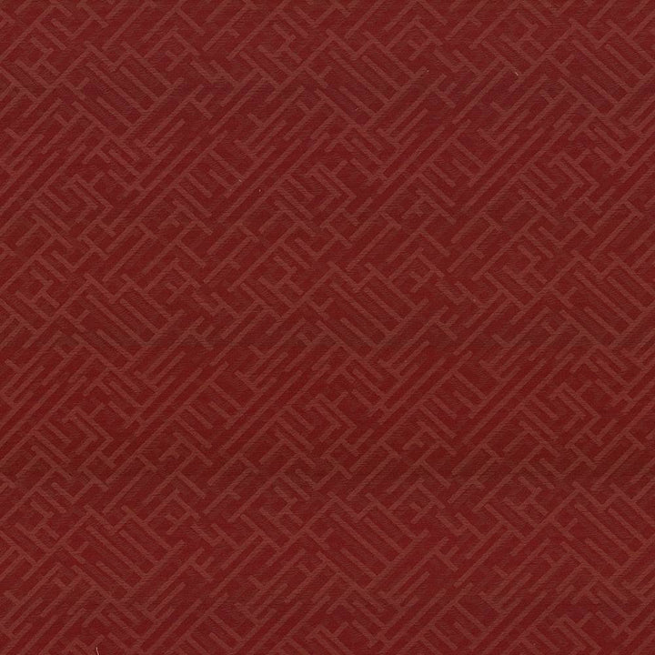 Zen Fret Chianti by Kasmir Fabric 5087 USA 9,000 Wyzenbeek Double Rubs H: 12 7/8 inches, V:12 6/8 inches 54 - Fabric Carolina - Kasmir