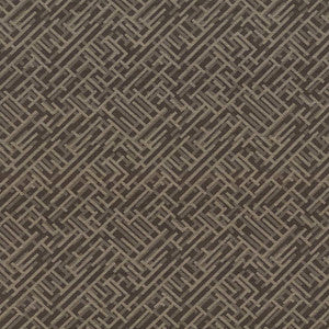 Zen Fret Cocoa by Kasmir Fabric
