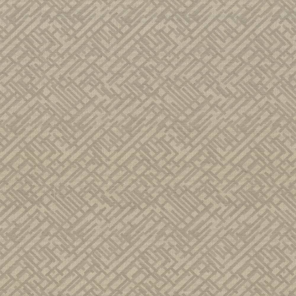 Zen Fret Linen by Kasmir Fabric 5083 USA 9,000 Wyzenbeek Double Rubs H: 12 7/8 inches, V:12 6/8 inches 54 - Fabric Carolina - Kasmir