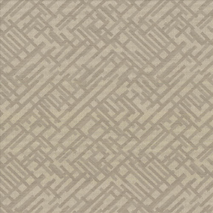Zen Fret Linen by Kasmir Fabric 5083 56% Polyester
34% Rayon
8% Cotton
2% Flax
 USA </p><p>Repeat: Horizontal: 12 7/8 inches and Vertical: 12 6/8 inches 54 - Fabric Carolina -