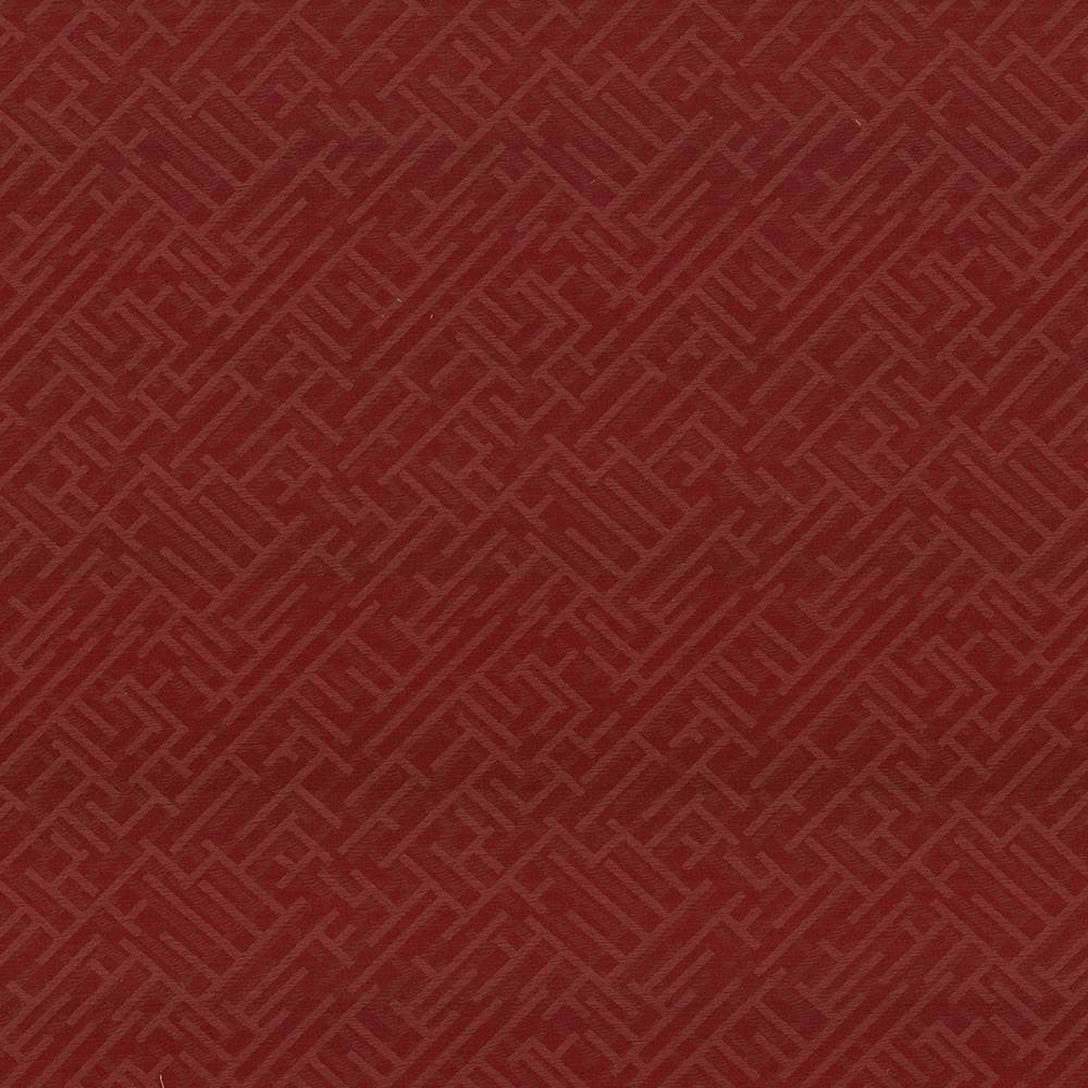 Zen Fret Chianti by Kasmir Fabric 5087 56% Polyester
34% Rayon
8% Cotton
2% Flax
 USA </p><p>Repeat: Horizontal: 12 7/8 inches and Vertical: 12 6/8 inches 54 - Fabric Carolina -