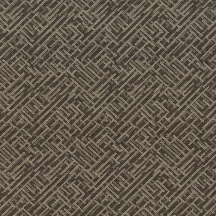 Zen Fret Cocoa by Kasmir Fabric 5084 56% Polyester
34% Rayon
8% Cotton
2% Flax
 USA </p><p>Repeat: Horizontal: 12 7/8 inches and Vertical: 12 6/8 inches 54 - Fabric Carolina -