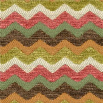 Zigzag Bonbon by Kasmir Fabric 1404 78% Rayon 22% Polyester USA 51,000 Wyzenbeek Double Rubs H: 1 1/8 inches, V: 2 4/8 inches 54 - 55 - Fabric Carolina - Kasmir