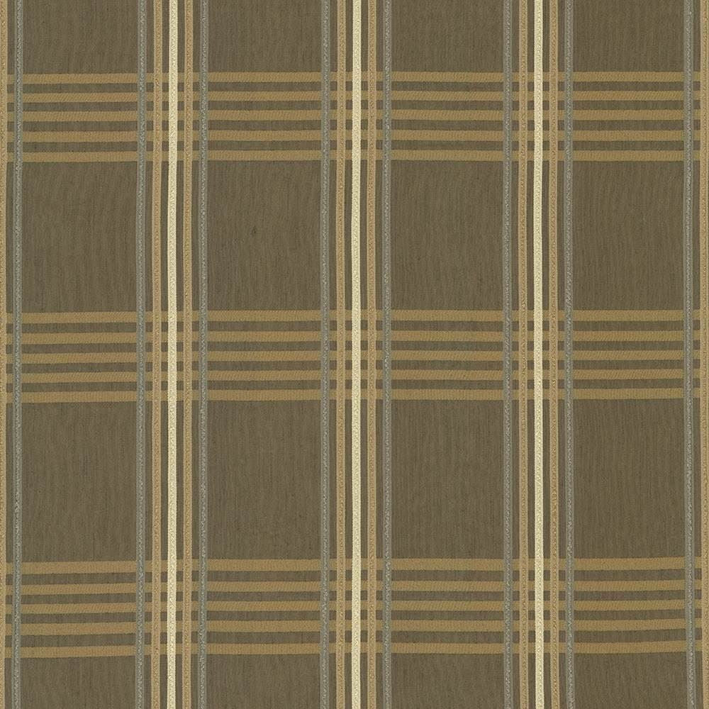 Zimmer Plaid Gilded by Kasmir Fabric 1424 60% Rayon
40% Polyester
 USA 36,000 Wyzenbeek Double Rubs Horizontal: 6 inches and Vertical: 6 6/8 inches 55 - Fabric Carolina -