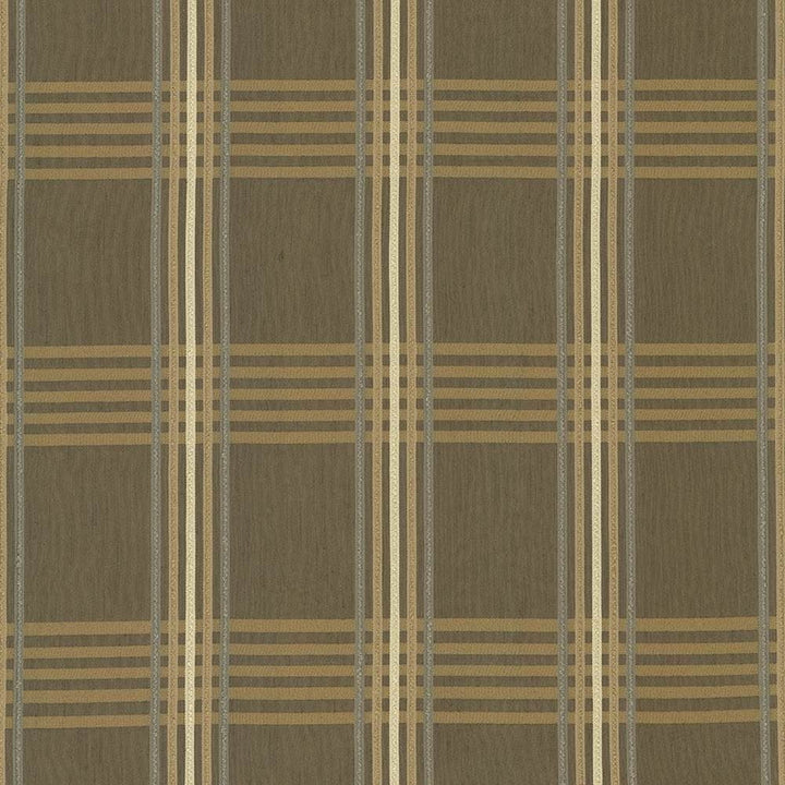 Zimmer Plaid Gilded by Kasmir Fabric 1424 60% Rayon
40% Polyester
 USA 36,000 Wyzenbeek Double Rubs Horizontal: 6 inches and Vertical: 6 6/8 inches 55 - Fabric Carolina -