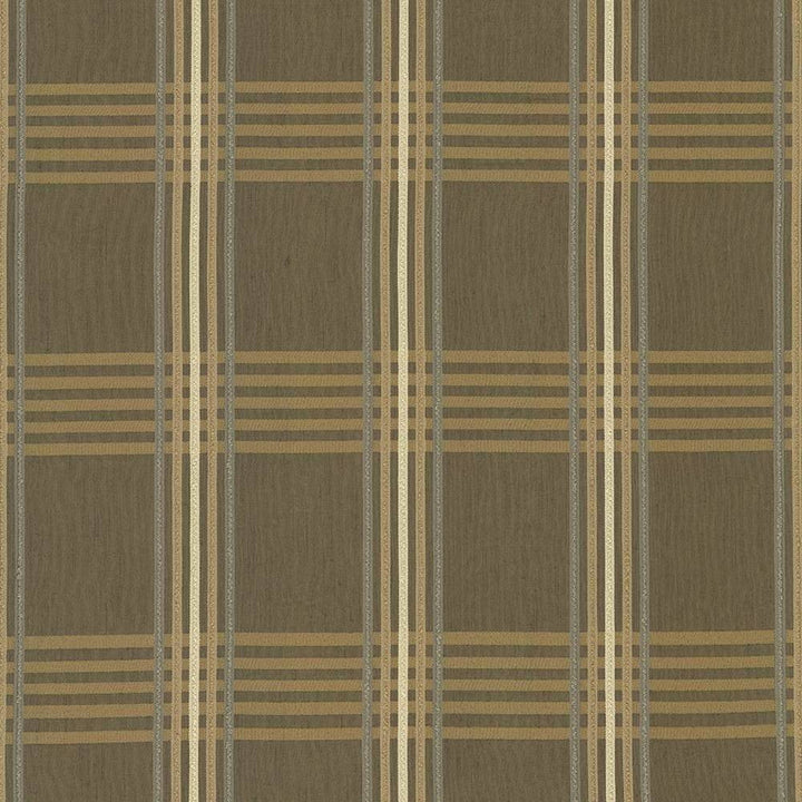 Zimmer Plaid Gilded by Kasmir Fabric 1424 USA 36,000 Wyzenbeek Double Rubs H: 6 inches, V:6 6/8 inches 55 - 56 - Fabric Carolina - Kasmir