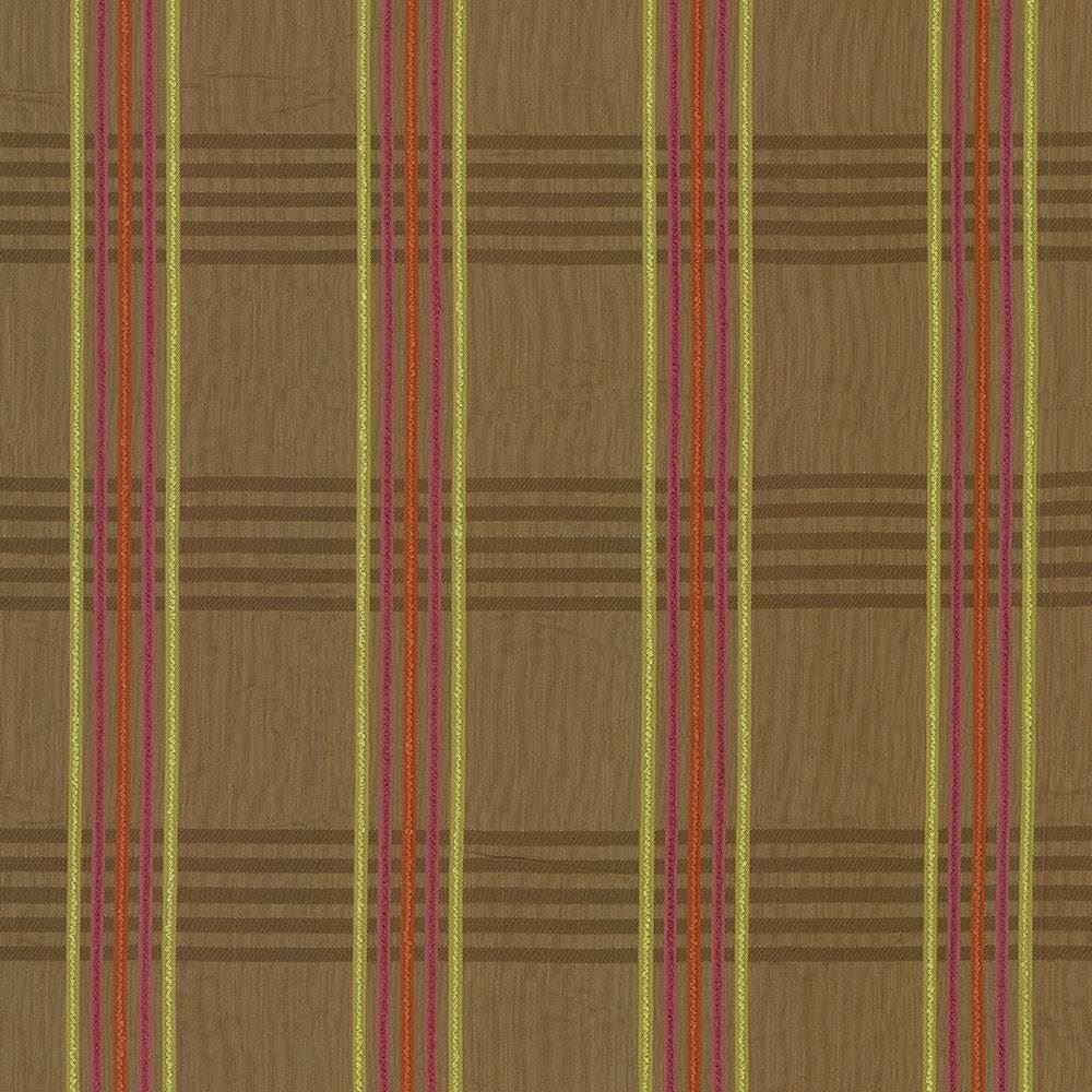 Zimmer Plaid Raspberry by Kasmir Fabric 1424 60% Rayon 40% Polyester USA 36,000 Wyzenbeek Double Rubs Horizontal: 6 inches and Vertical: 6 6/8 inches 55 - 56 - Fabric Carolina -