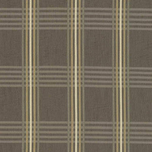 Zimmer Plaid Taupe by Kasmir Fabric