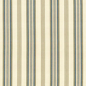 Zipper Stripe Teal by Kasmir Fabric