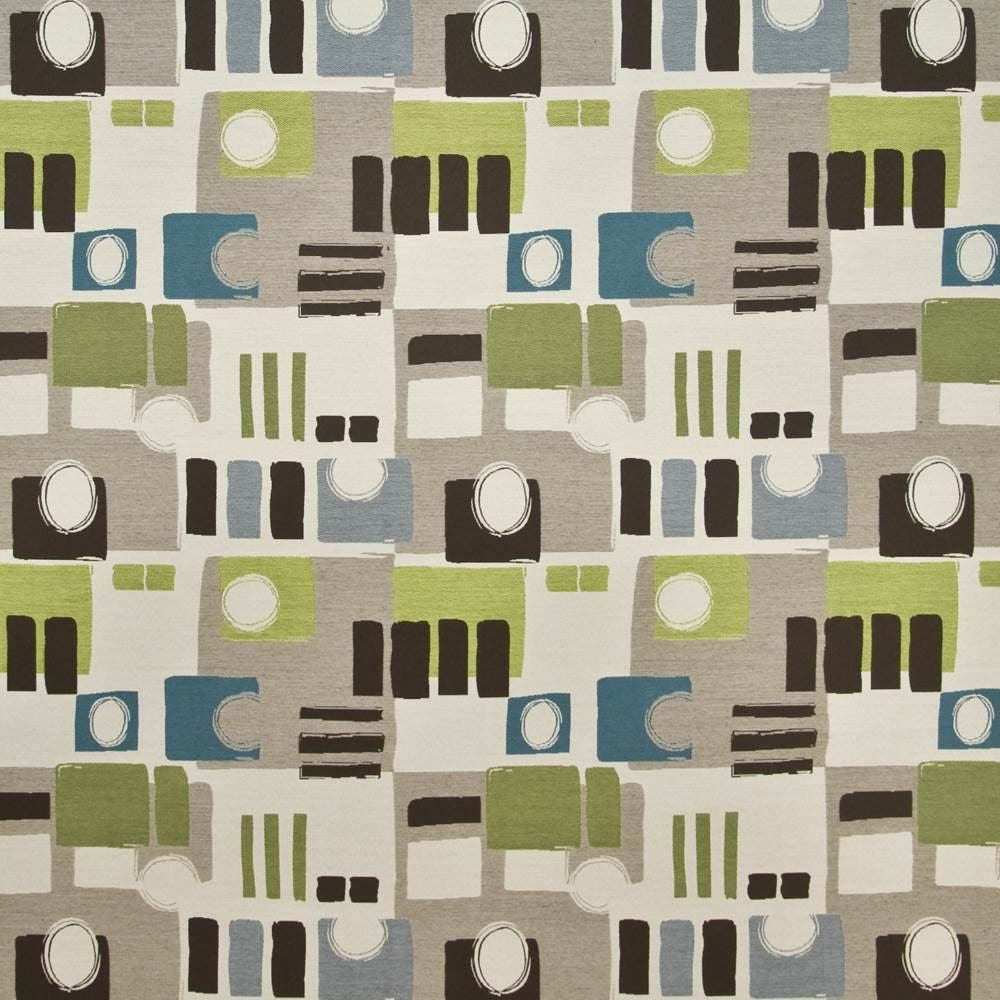 Zirconia Surf by Kasmir Fabric 1407 100% Polyester CHINA 54,000 Wyzenbeek Double Rubs Horizontal: 14 6/8 inches and Vertical: 15 3/8 inches 56 - Fabric Carolina -