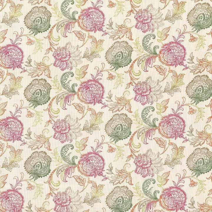 Zoes Garden Sorbet by Kasmir Fabric 5064 SPAIN 18,000 Wyzenbeek Double Rubs H: 27 inches, V:13 4/8 inches 54 - 55 - Fabric Carolina - Kasmir