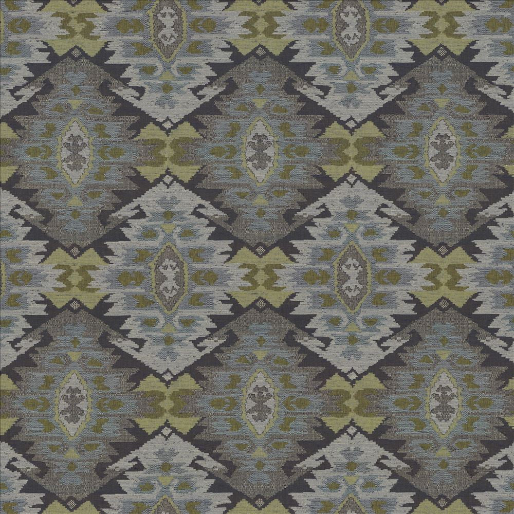 Zuni Oasis by Kasmir Fabric 8004 44% Viscose
27% Acrylic
21% Polyester
7% Linen
1% Silk
 ITALY </p><p>Repeat: Horizontal: 13 7/8 inches and Vertical: 19 3/8 inches 54 - 55 - Fabric Carolina -