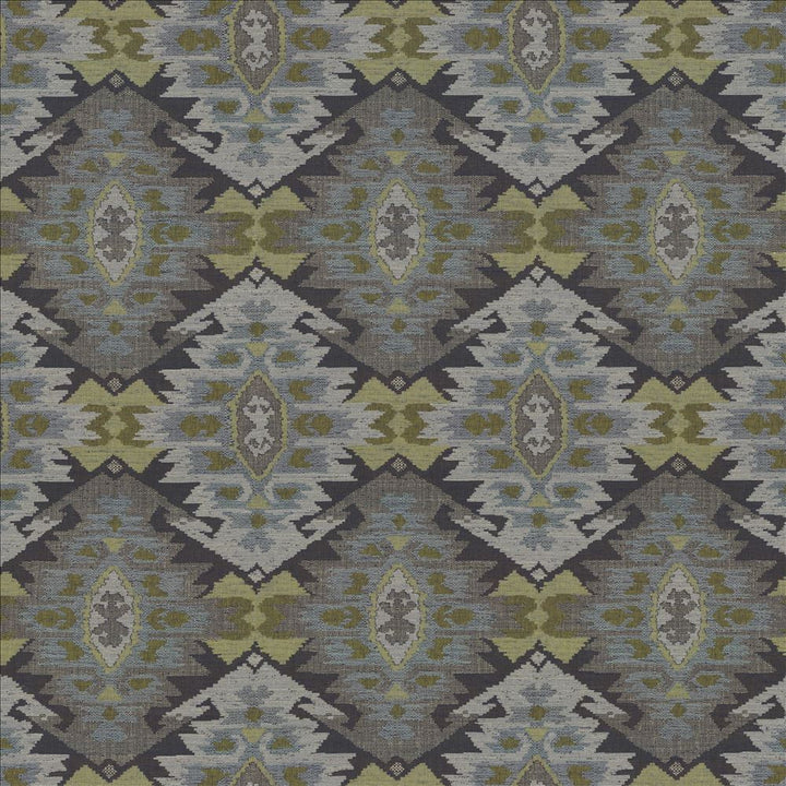 Zuni Oasis by Kasmir Fabric 8004 44% Viscose 27% Acrylic 21% Polyester 7% Linen 1% Silk ITALY 15,000 Martindale Cycles Horizontal: 13 7/8 inches and Vertical: 19 3/8 inches 54 - 55 - Fabric Carolina -