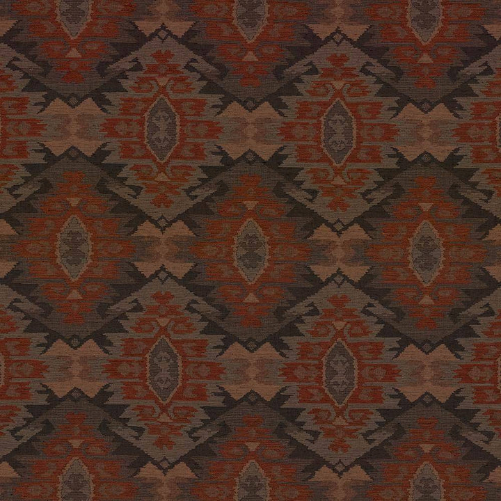 Zuni Spice by Kasmir Fabric 8004 ITALY 15,000 Martindale Cycles H: 13 7/8 inches, V:19 3/8 inches 54 - 55 - Fabric Carolina - Kasmir